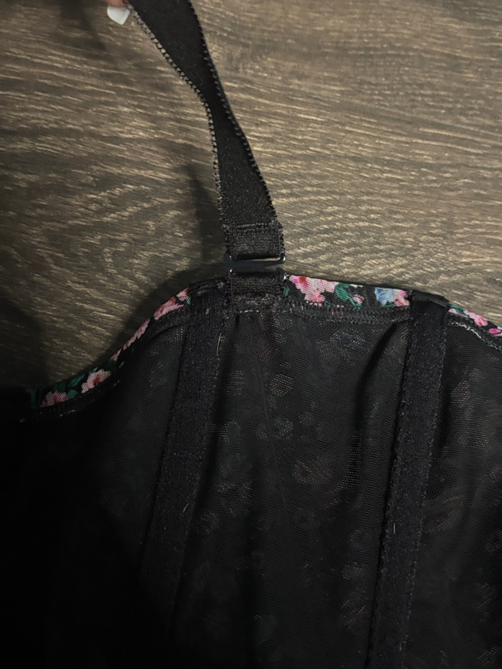 Torrid Corset Top with Pink & Green Floral - Picture 6 of 6